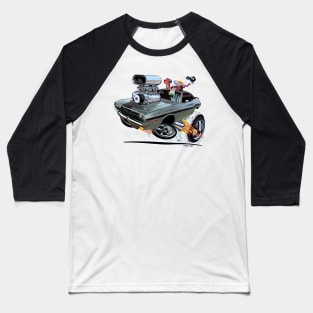 Vince Crain High Octane 1970 Challenger Silver Baseball T-Shirt